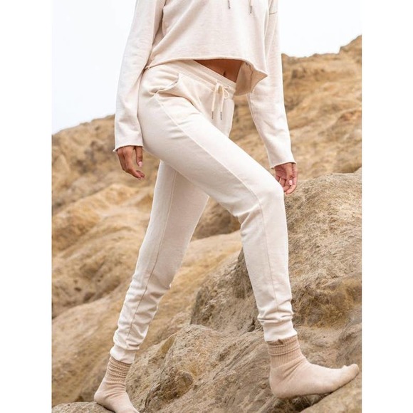 MATE the label Pants - MATE THE LABEL organic terry classic jogger latte M